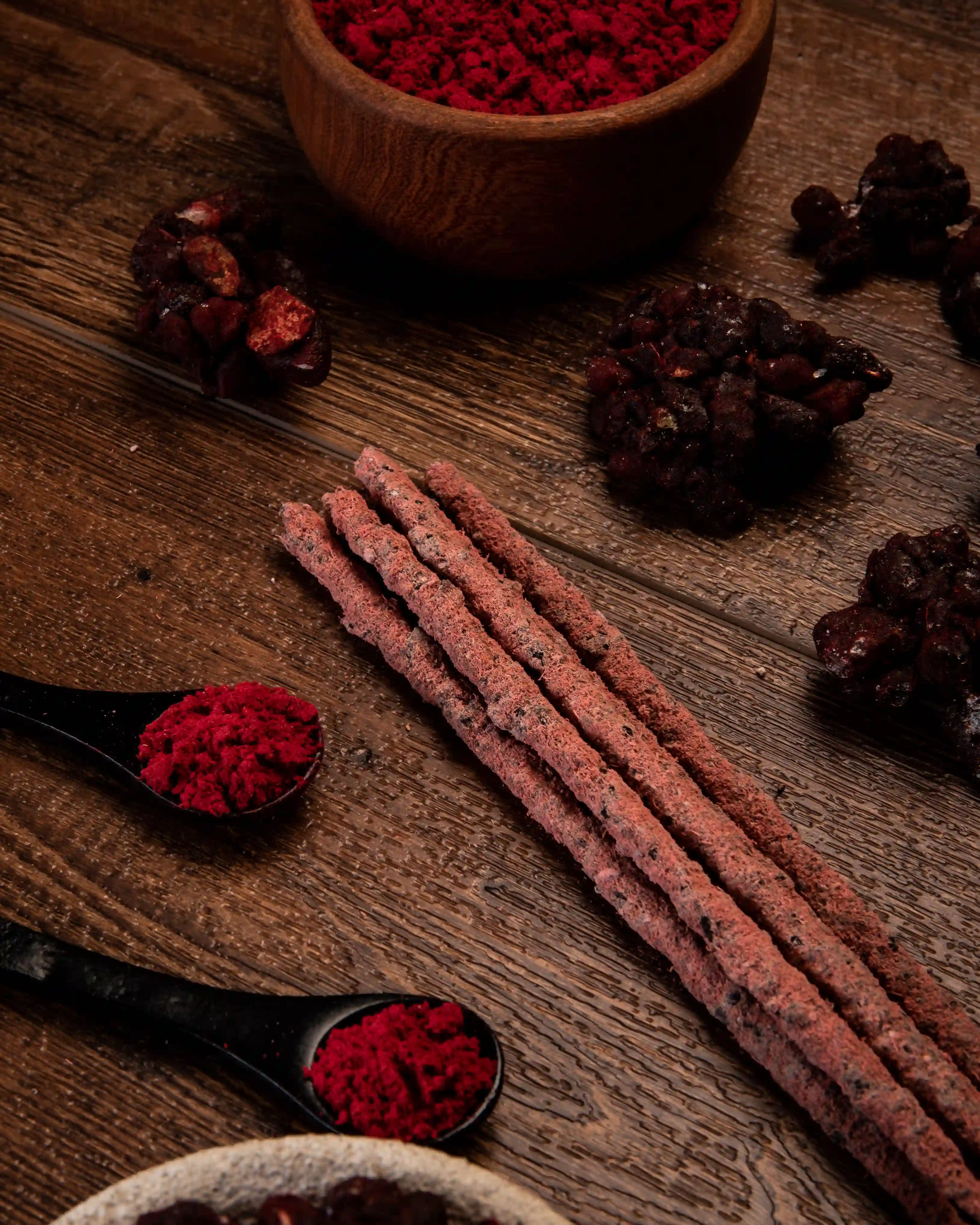 Bețișoare Parfumate Luxury Sagrada Madre Colecția 5 Elementos – Fuego (Dragon’s Blood) – Fuerza (Force) [5]