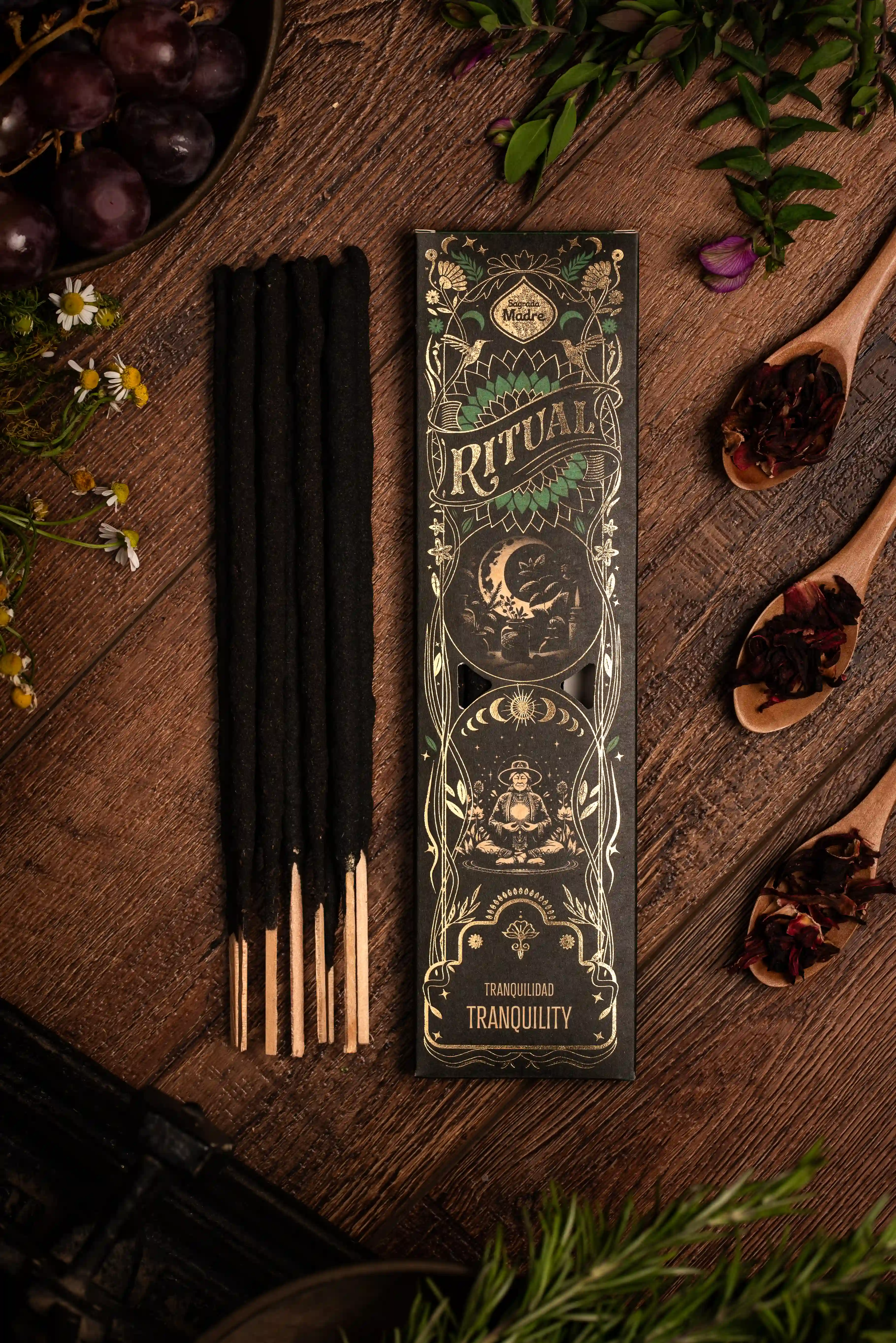 Bețișoare Parfumate Luxury Sagrada Madre Colecția Ritual - Tranquilidad (Tranqulity) [7]