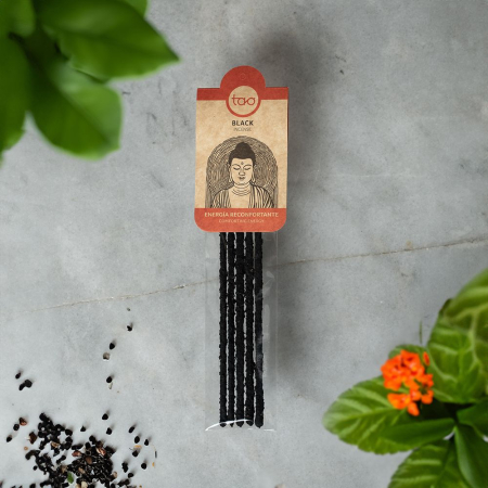 BEȚIȘOARE, CONURI ȘI FUMIGAȚIE - Bețișoare Parfumate Luxury Sagrada Madre Colecția Tao Black - Vanilla (Energia Reconfortante)