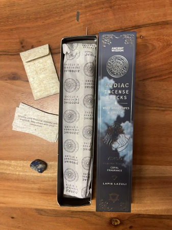 India - Bețișoare Parfumate  Premium Colecția Zodiac cu Cristale - Fecioară