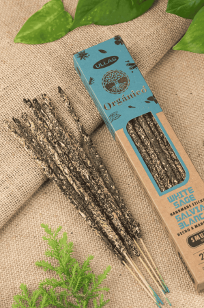 India - Bețișoare Parfumate Premium - White Sage Organico