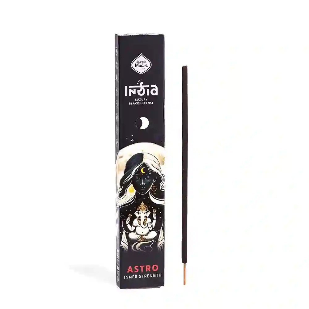 Argentina - Bețișoare Parfumate Luxury Sagrada Madre Colecția India Black  - Astro (Forță Interioară și Unitate)