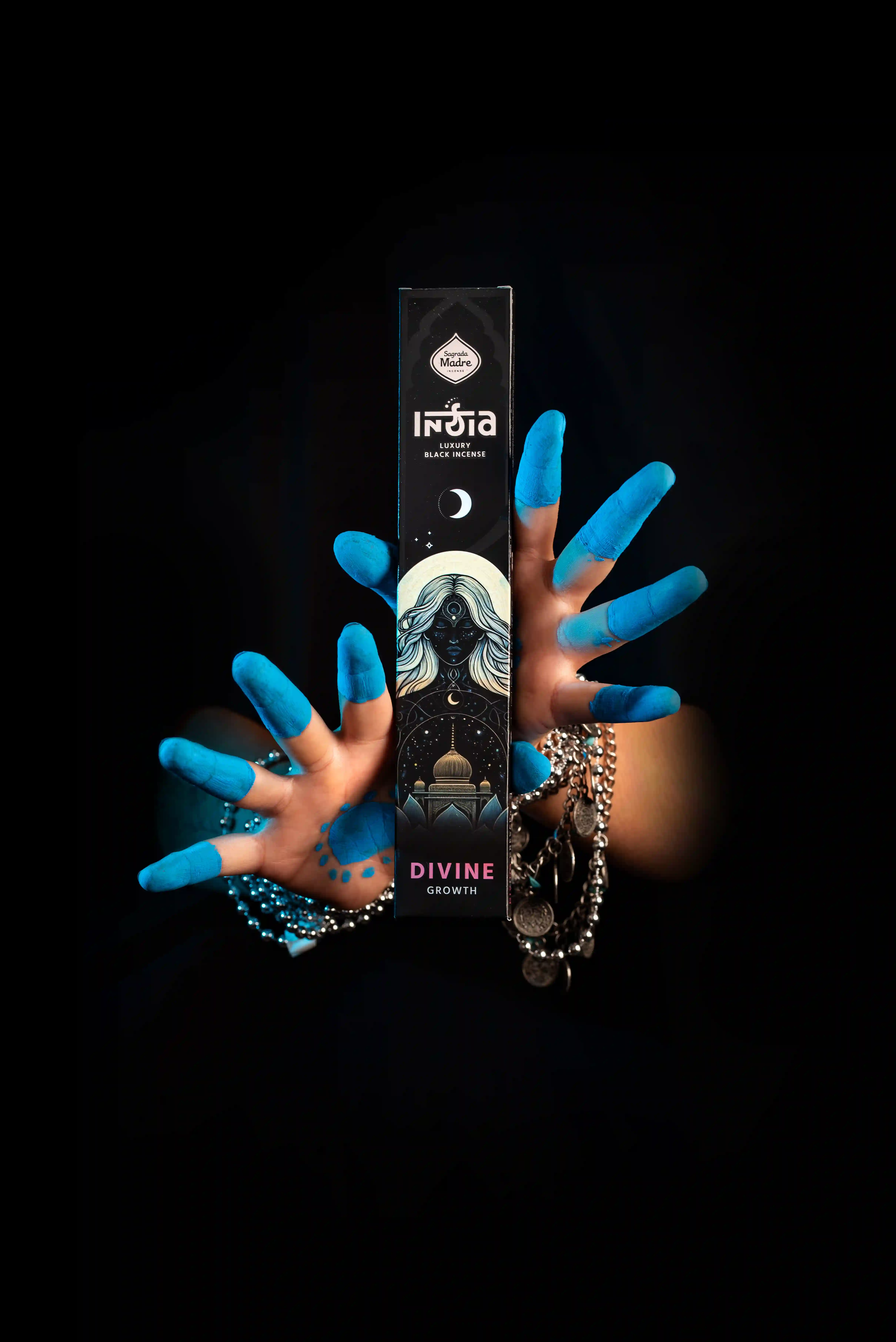 Bețișoare Parfumate Luxury Sagrada Madre Colecția India Black  - Divina (Creștere și Unitate) [3]
