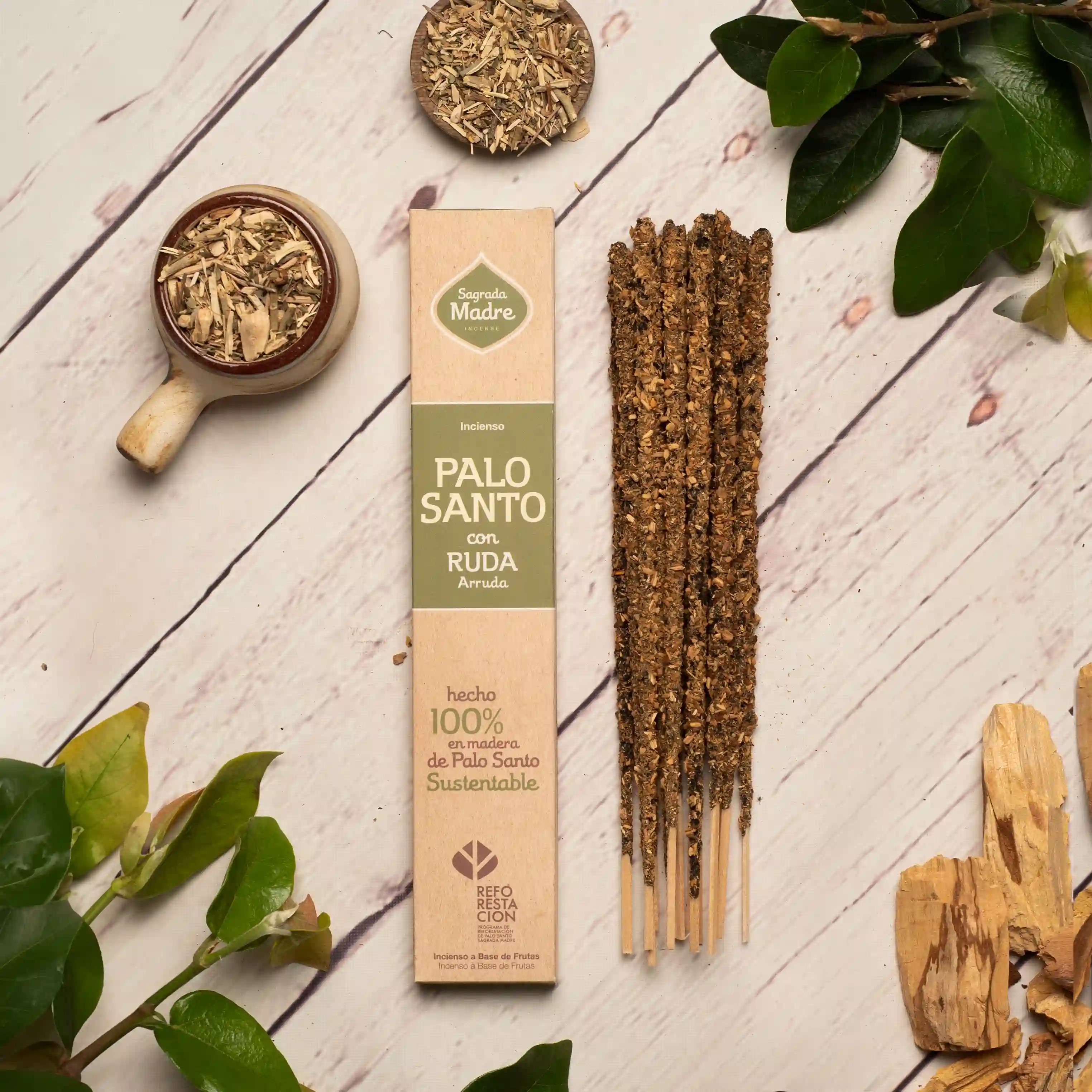 ZEN - Bețișoare Parfumate Luxury Sagrada Madre Colecția Palo Santo - Ruda