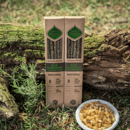 Argentina - Bețișoare Parfumate Luxury Sagrada Madre Colecția Naturales - Rue Rosemary Frankincense
