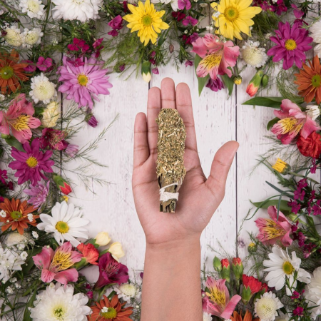 BEȚIȘOARE, CONURI ȘI FUMIGAȚIE - Manunchi Fumigatie Sahumitos Sagrada Madre - set 5 bucati - White Sage