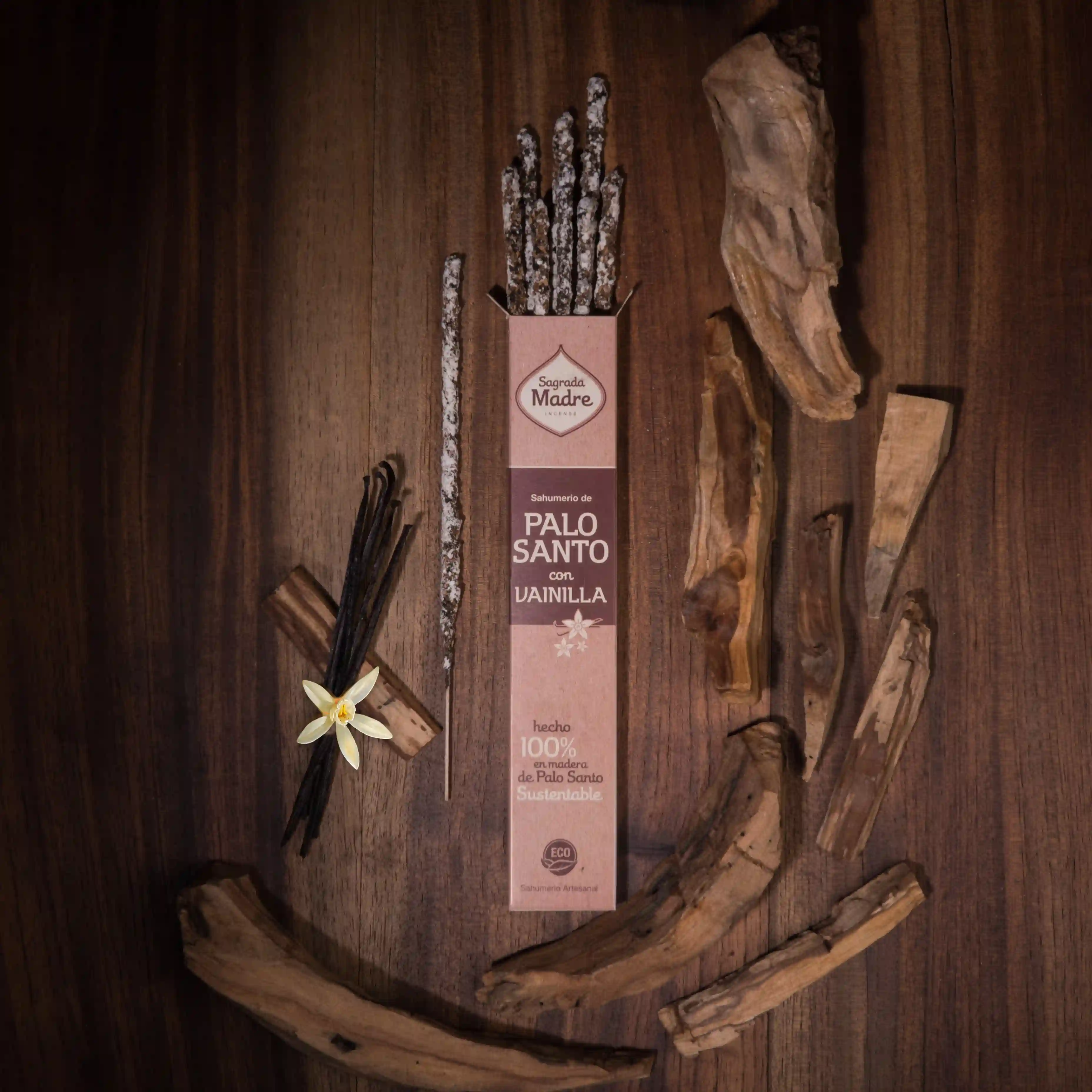 Bețișoare Parfumate Luxury Sagrada Madre Colecția Palo Santo - Vanilie [1]