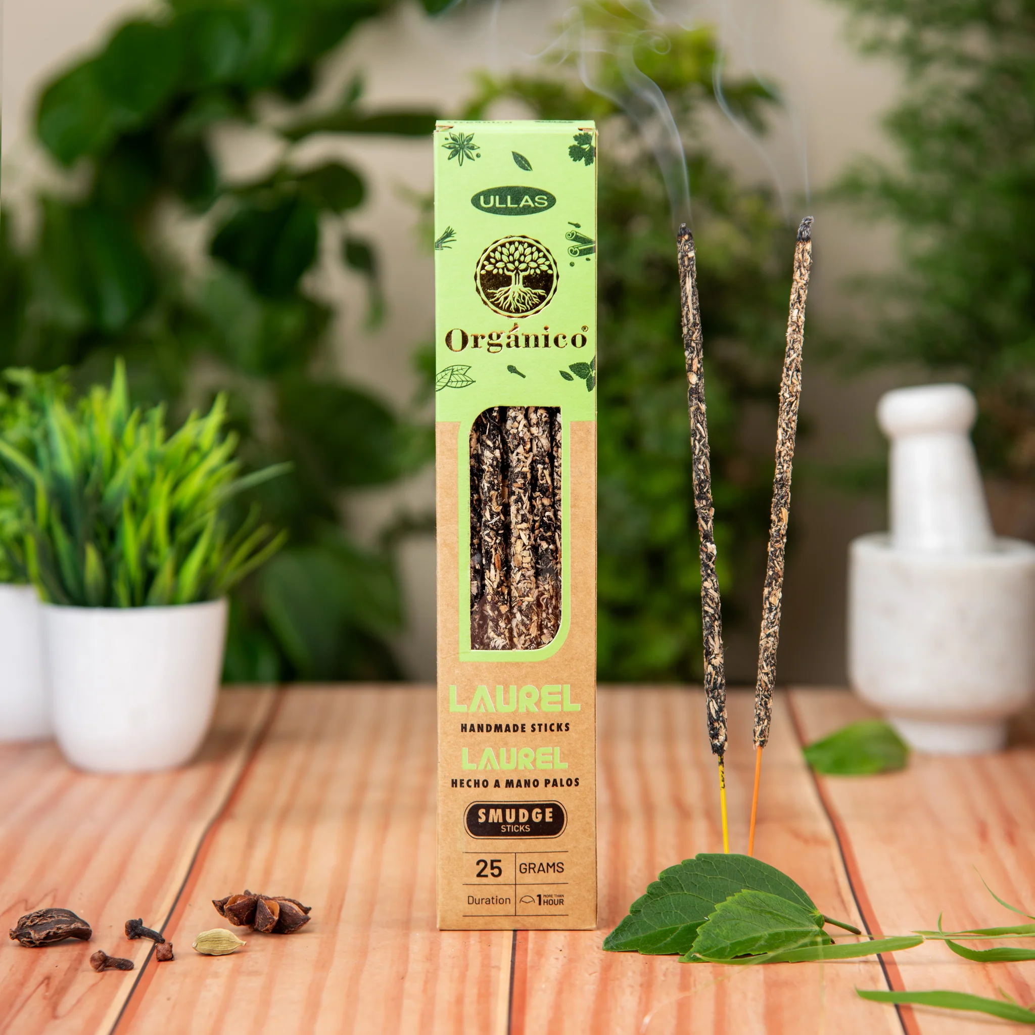 India - Bețișoare Parfumate Premium - Laurel Organico