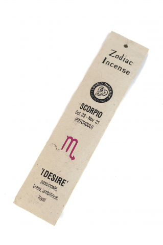 Nepal - Betisoare parfumate - Zodiac Incense - Scorpion (Patchouli)