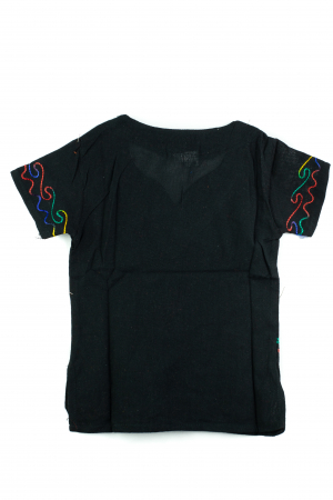 Bluzita cu broderie pentru copii - Negru [1]