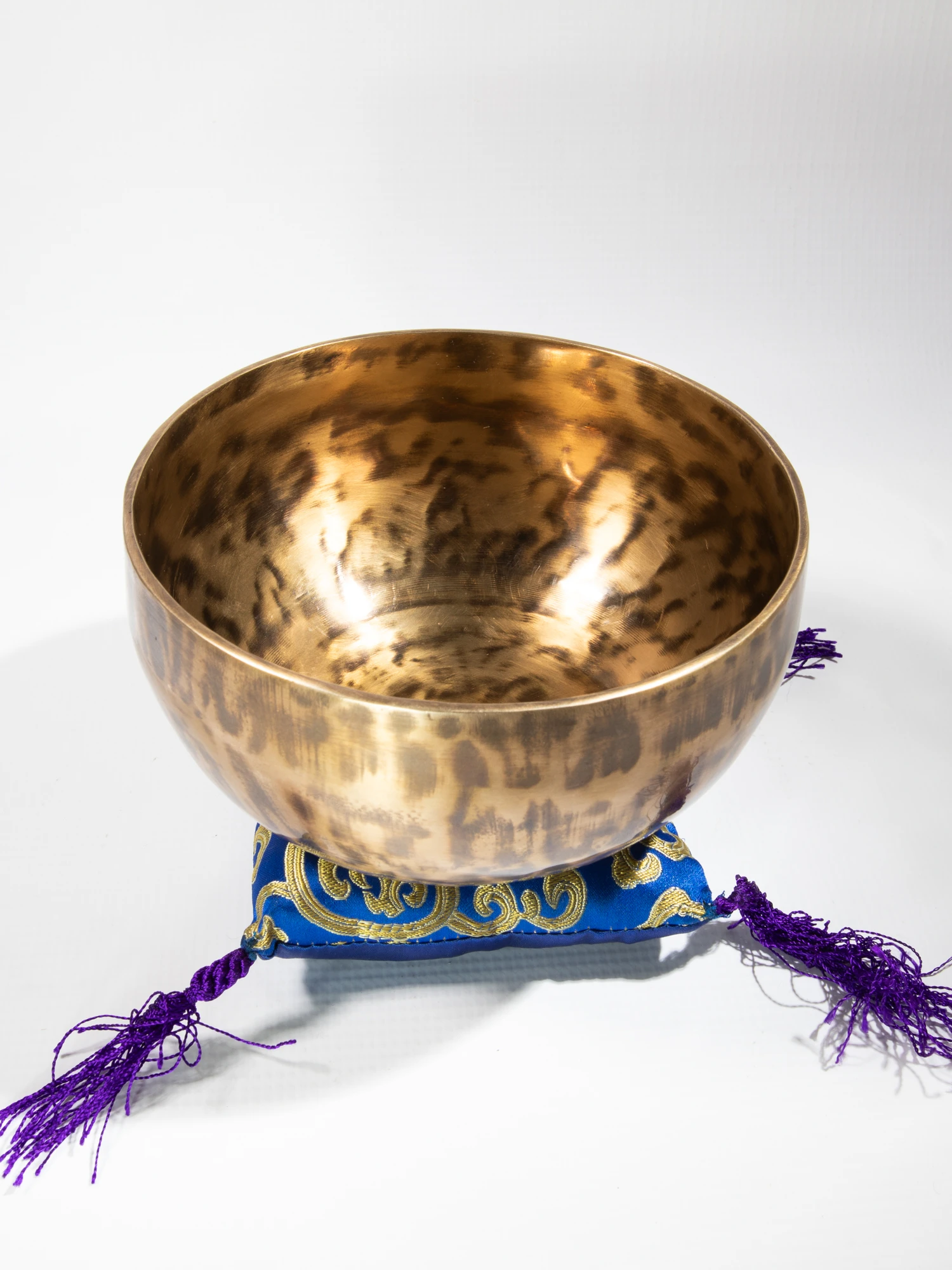 BOLURI TIBETANE - Singing Bowl Tibetan Autentic Forjat manual – Tiger, 16 cm, 0,769 kg