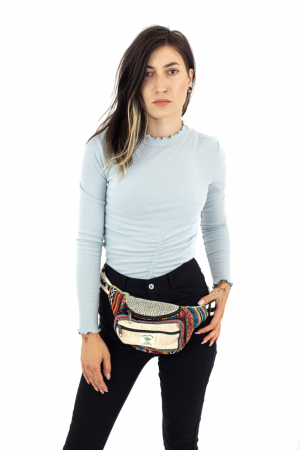 Borseta din bumbac - Negru Mutlicolor [7]