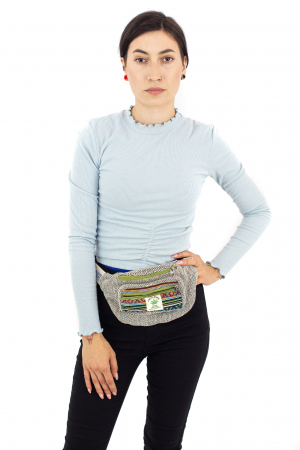 Borseta din bumbac - Gri [1]