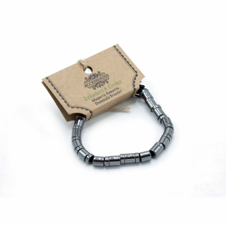 Bijuterii - Brățări Shamballa din Hematit Magnetic - Cilindri și Inele