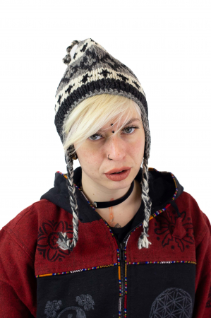 Caciula calduroasa din 100% Lana captusita cu polar - Model 6 [0]