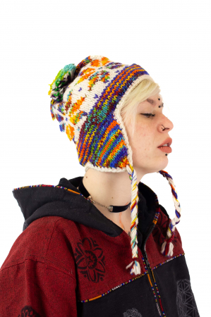 Caciula calduroasa din 100% Lana captusita cu polar - Model 7 [1]