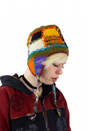 Caciula calduroasa din 100% Lana captusita cu polar - Model Unicat - 1 [1]