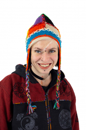 Caciula calduroasa din 100% Lana captusita cu polar - Model Unicat - 10 [0]