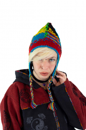 Caciula calduroasa din 100% Lana captusita cu polar - Model Unicat - 12 [0]