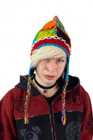 Caciula calduroasa din 100% Lana captusita cu polar - Model Unicat - 13 [0]