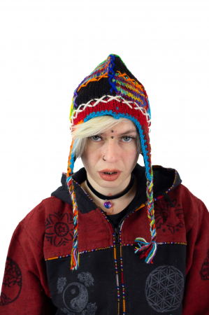 Caciula calduroasa din 100% Lana captusita cu polar - Model Unicat - 16 [0]