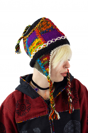 Caciula calduroasa din 100% Lana captusita cu polar - Model Unicat - 4 [1]