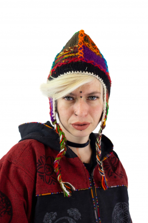 Caciula calduroasa din 100% Lana captusita cu polar - Model Unicat - 6 [0]