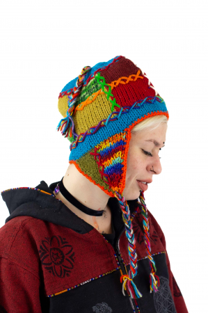 Caciula calduroasa din 100% Lana captusita cu polar - Model Unicat - 8 [1]