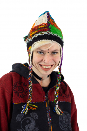 Caciula calduroasa din 100% Lana captusita cu polar - Model Unicat - 9 [0]