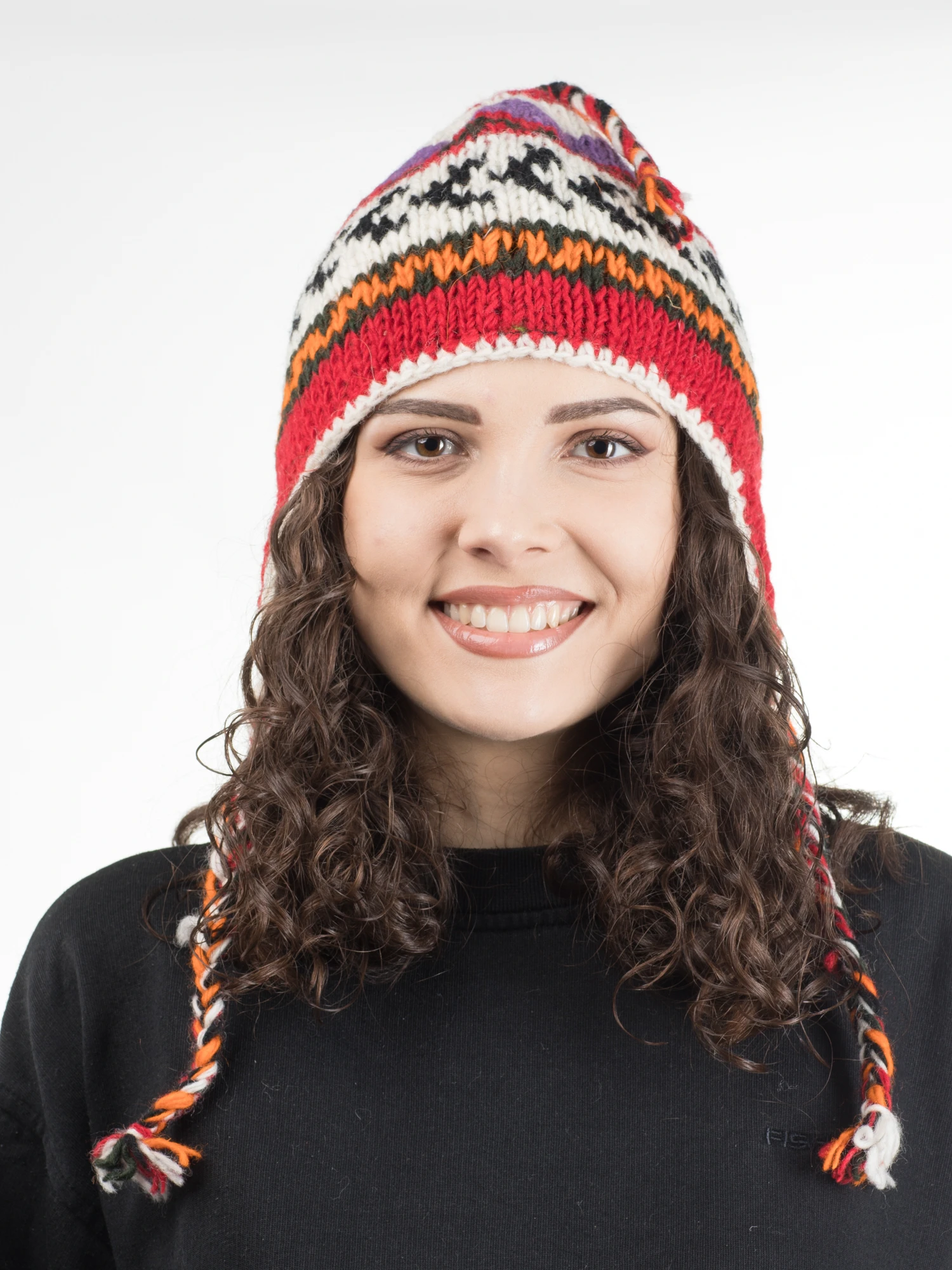 FEMEI - Caciula din lana captusita cu polar - Model unicat 33