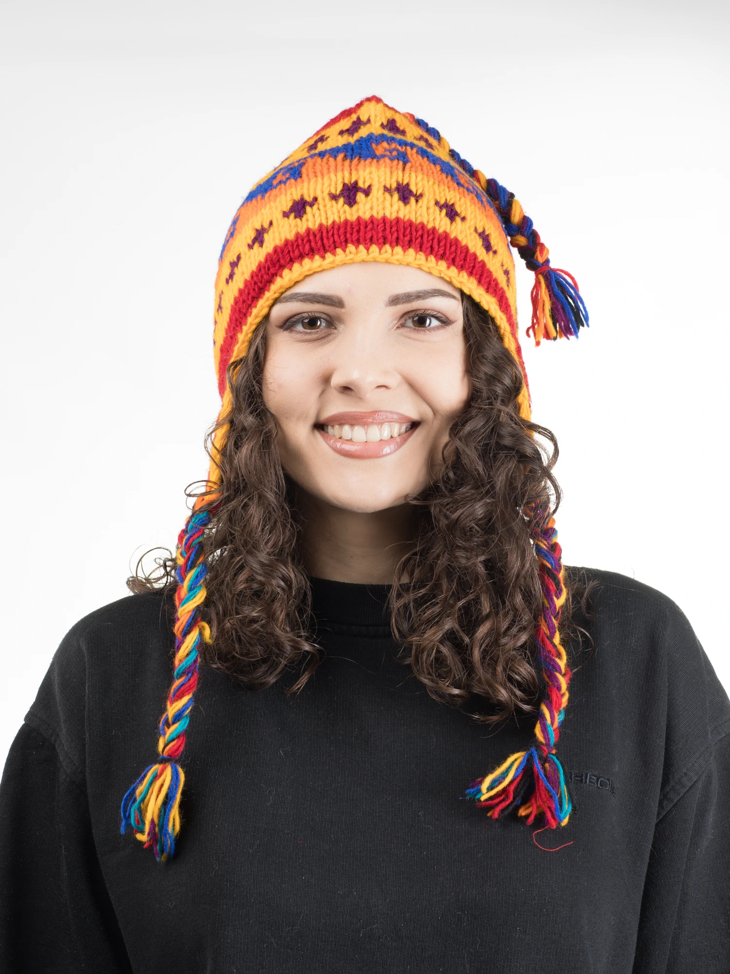 FEMEI - Caciula din lana captusita cu polar - Model unicat 48