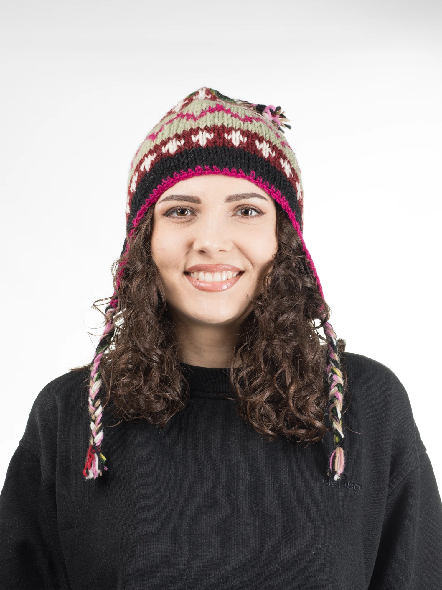 FEMEI - Caciula din lana captusita cu polar - Model unicat 49