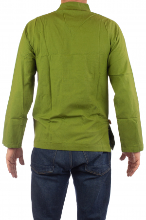 Camasa cu maneca lunga - Side Cut - Verde [5]