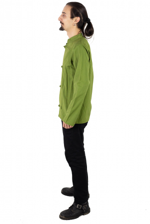 Camasa cu nod chinezesc - Chinese knot shirt - Turcoaz [2]