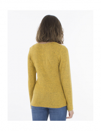 Cardigan tricot cu nasturi material pufos [1]