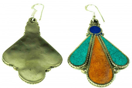 Cercei mari - Abstract flower - E3 [1]