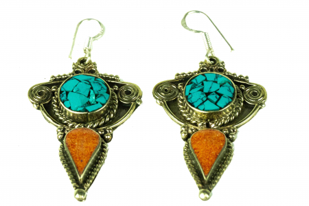 Bijuterii - Cercei mari - Art Nouveau - E10