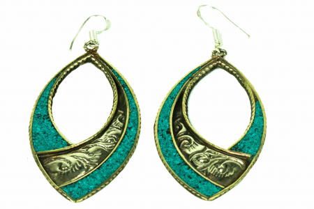 Cercei mari silver - Art nouveau E64 [0]