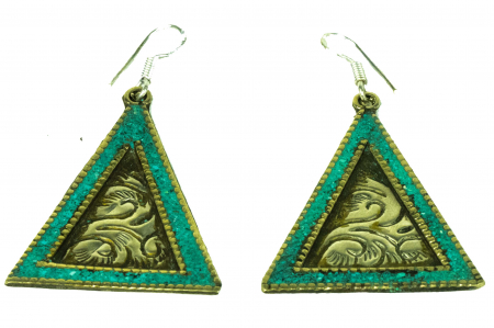 Cercei medii triangle - Art nouveau E71 [0]