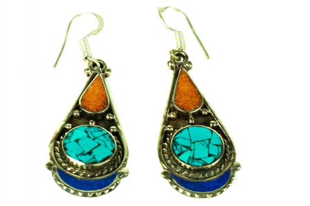 Cercei medii - Aztec teardrop E111 [0]