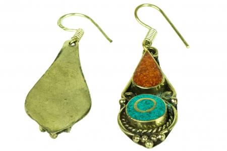 Cercei medii - Aztec teardrop E54 [1]