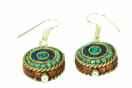 Cercei rotunzi - Mozaic - E124 [0]