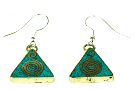 Cercei triunghi - Aztec spiral - E136 [0]
