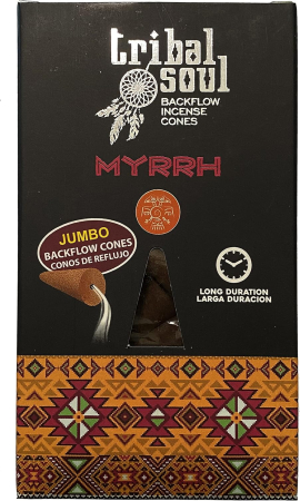India - Conuri Parfumate (Fum Greu) Premium Tribal Soul - Smirnă