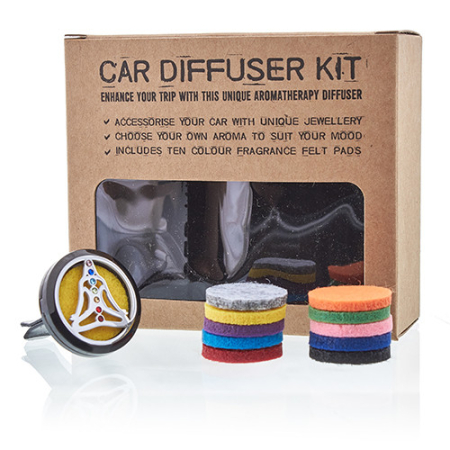 Diverse - Difuzor Auto - Pewter Yoga Chakra (30 mm)