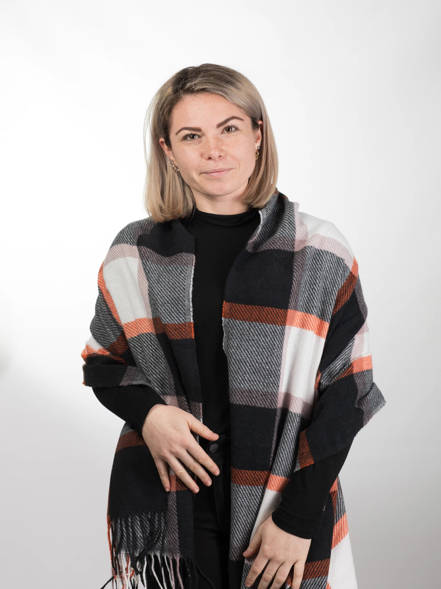 FEMEI - Esarfa eleganta din casmir tip sal - Model Unicat 14