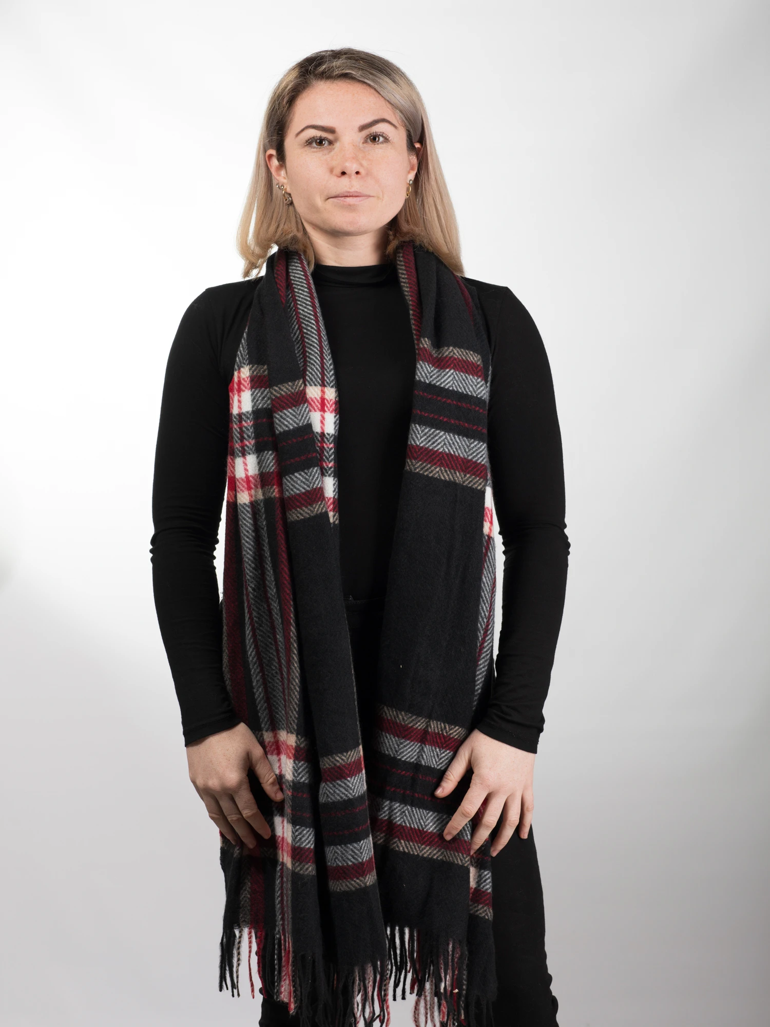 FEMEI - Esarfa eleganta din casmir tip sal - Model Unicat 31