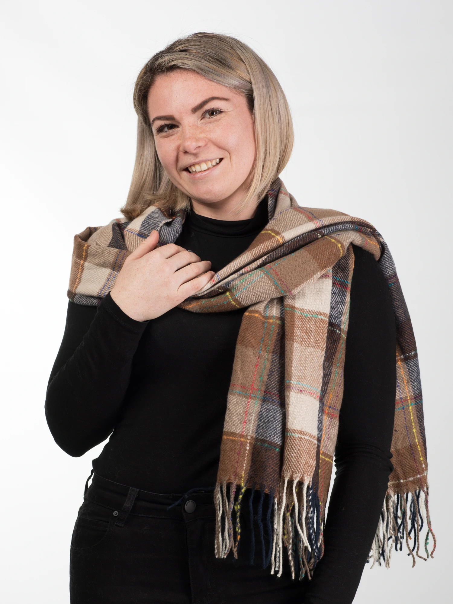 Esarfa eleganta din casmir tip sal - Model Unicat 31 [2]