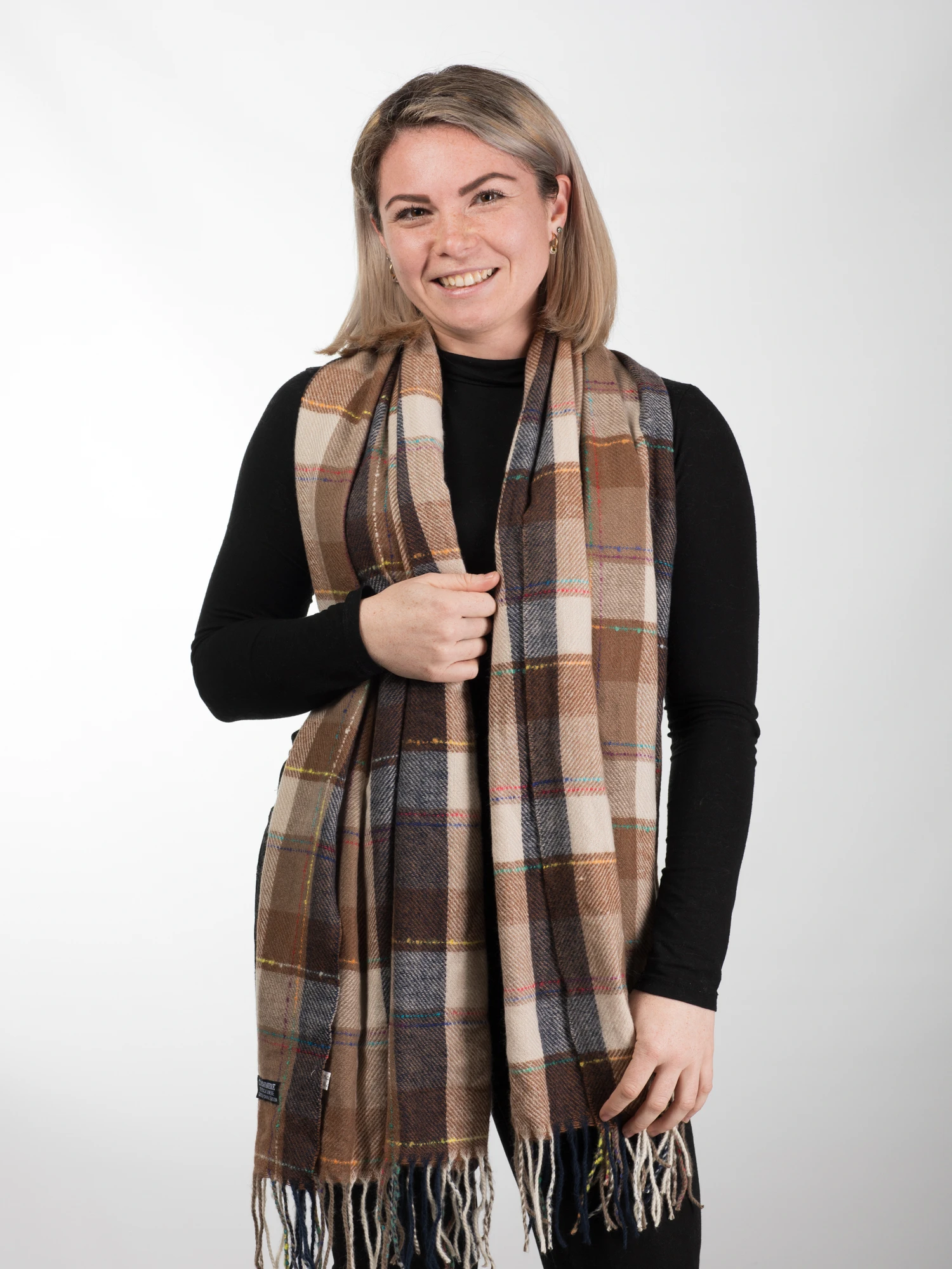 FEMEI - Esarfa eleganta din casmir tip sal - Model Unicat 31