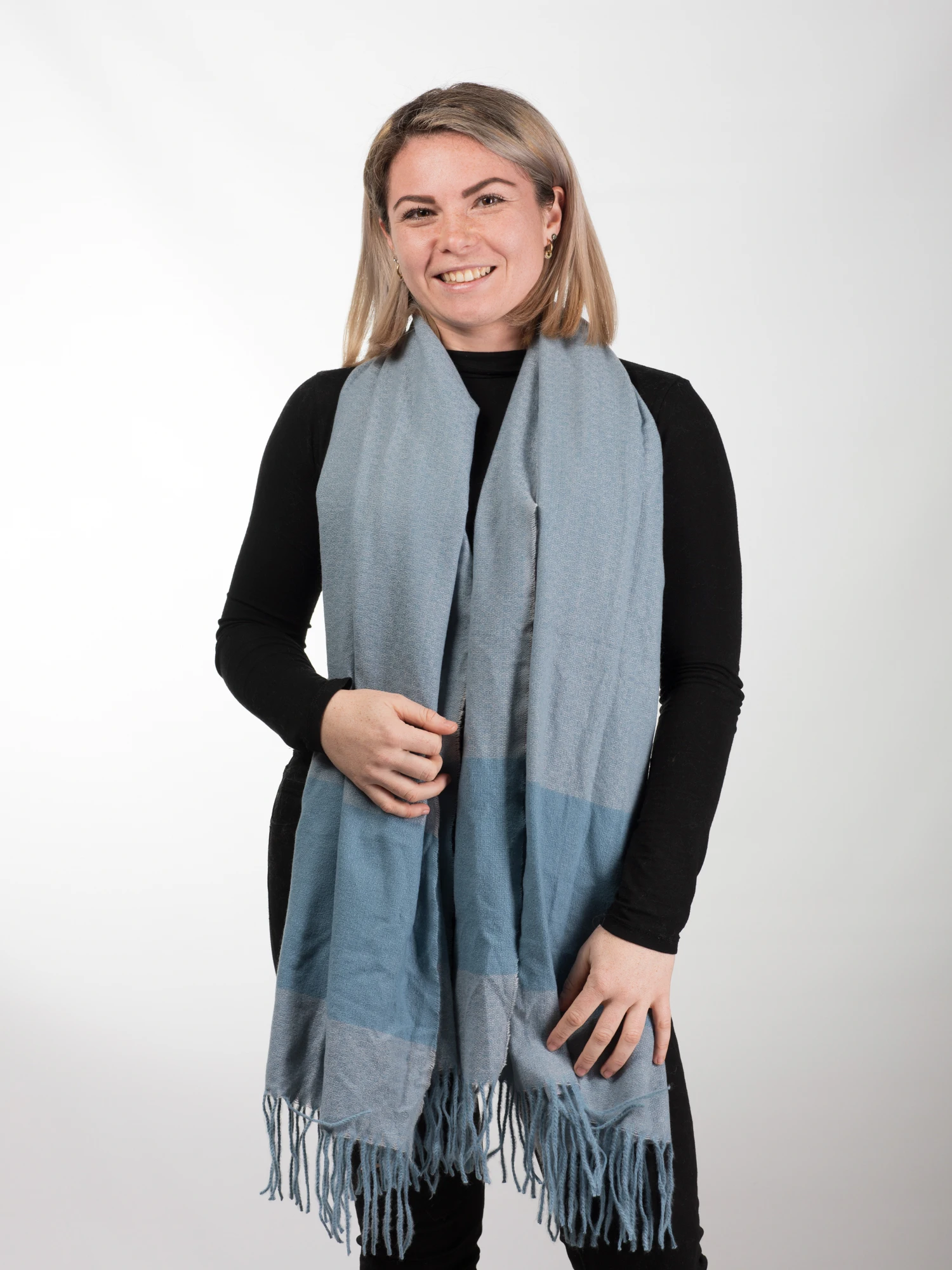 ACCESORII DE IARNĂ - Esarfa eleganta din casmir tip sal - Model Unicat 31